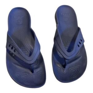 Crocs Kadee Sandals Womens 8 Navy Blue Thong Flip Flops Comfort Summer‎ Beach